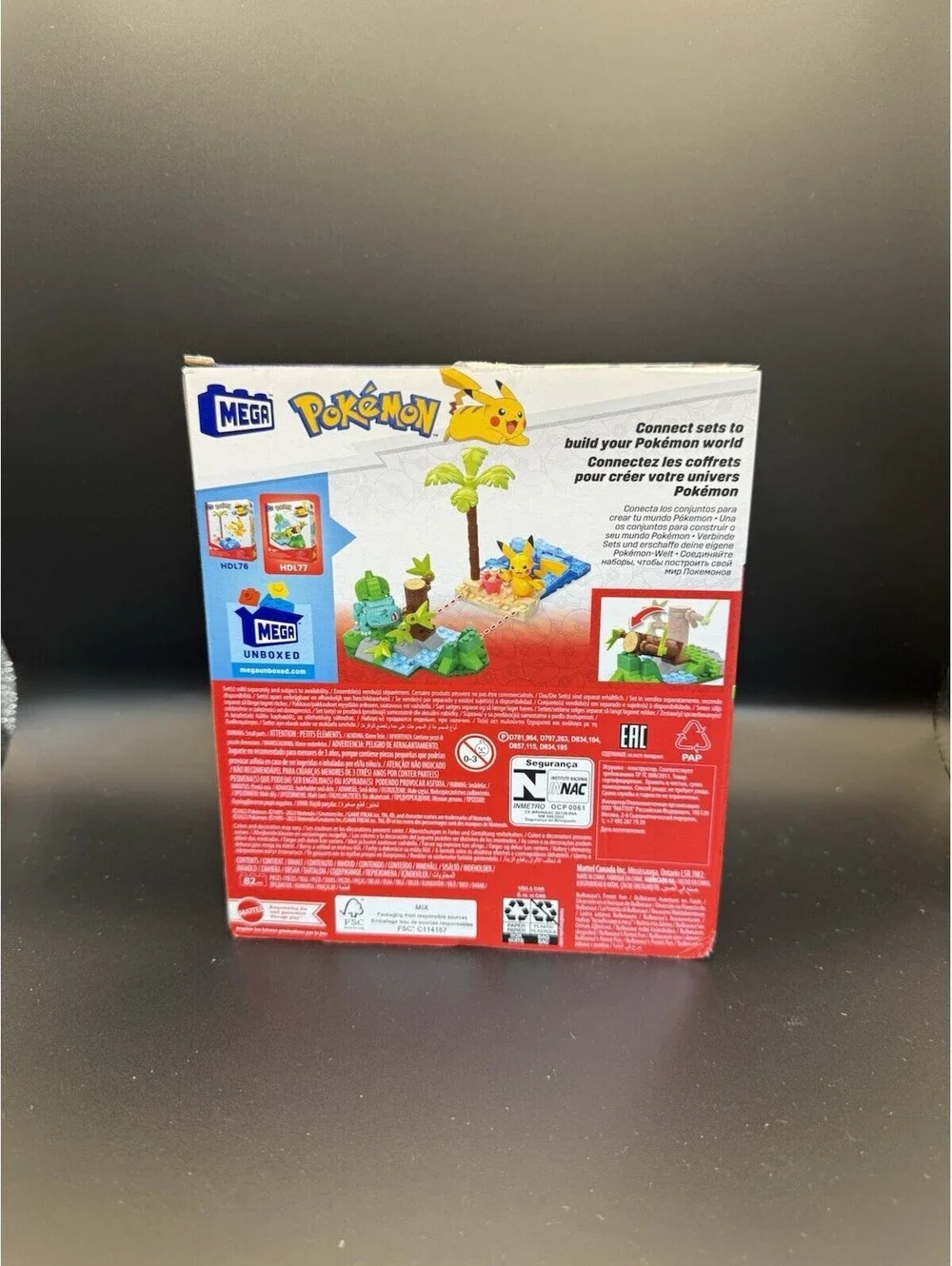 MEGA Pokémon Bulbasaur’s Forest Fun Building Set HDL77 82 Pieces New